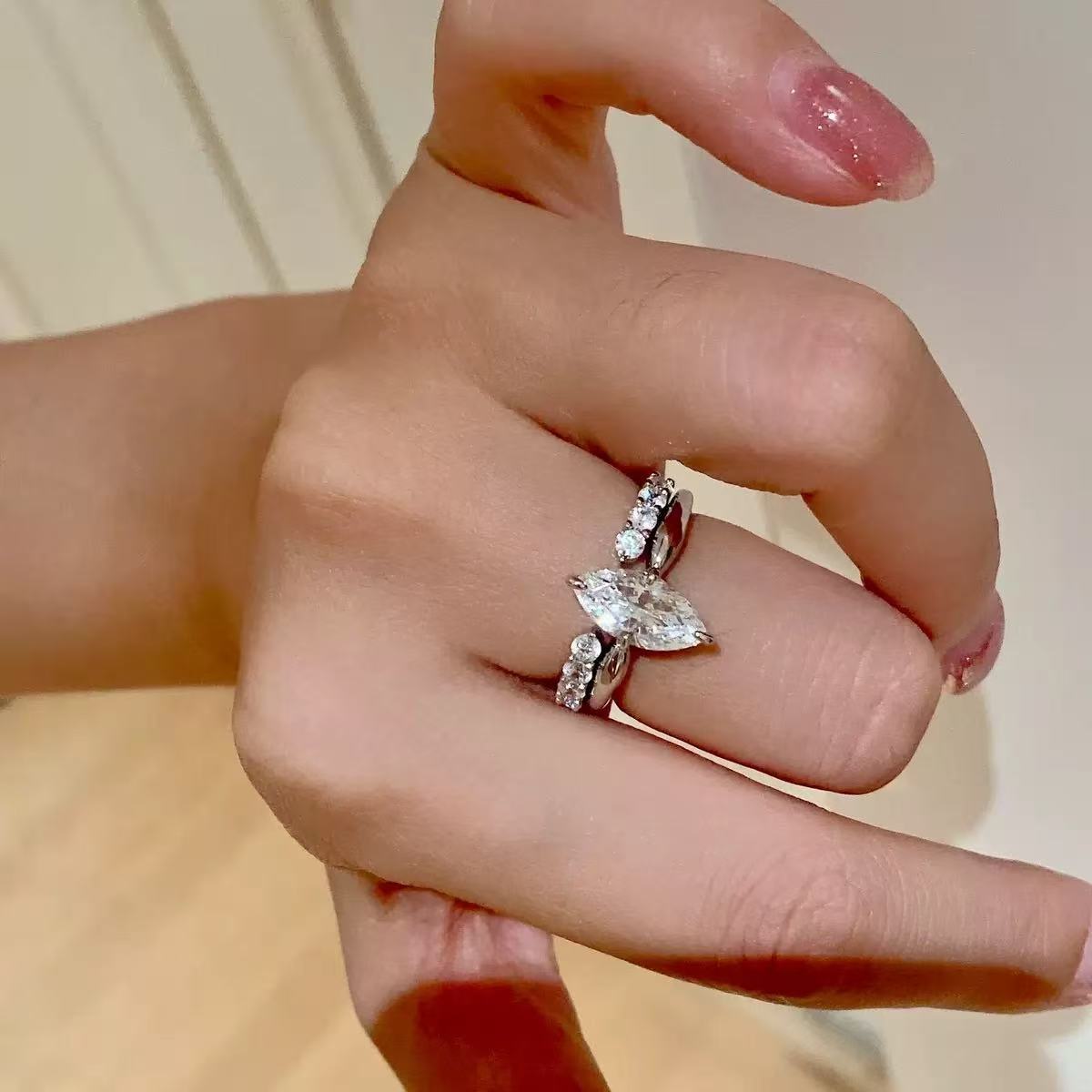 Sparkling Ring Set(3 in 1)