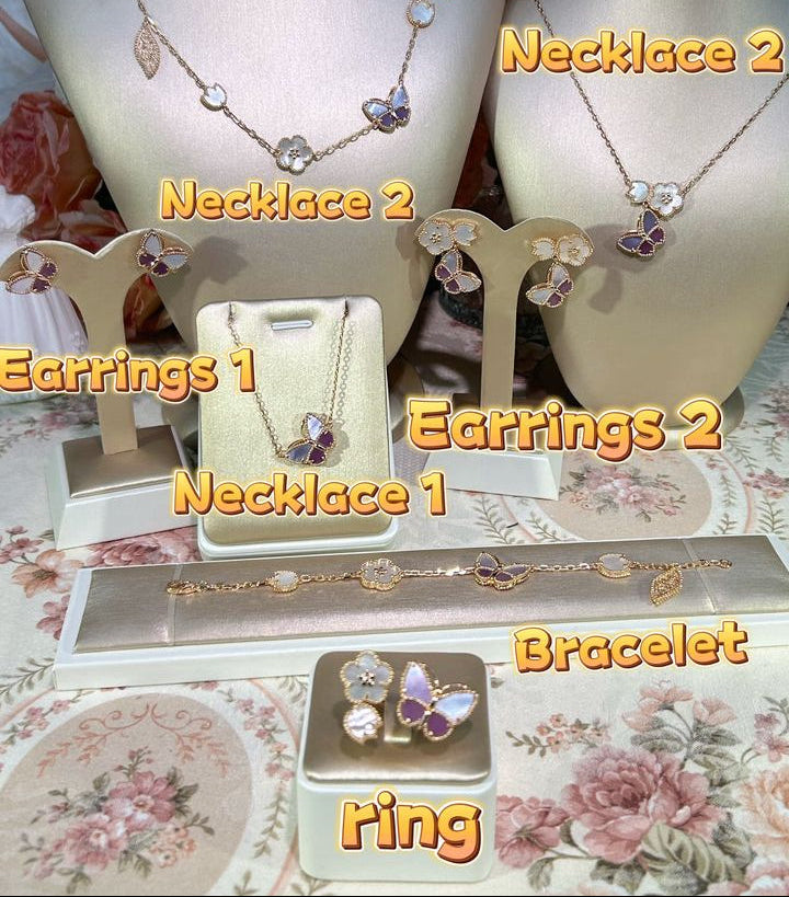 VCA purple butterfly set