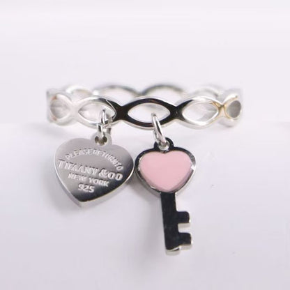 TF key with heart rings