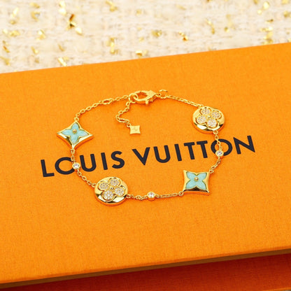 Lulu bb blossom 4 blossom with diamonds bracelet-Top tier