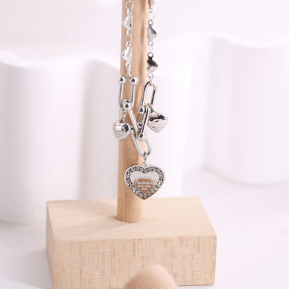 TF Hard wear with Hearts necklace