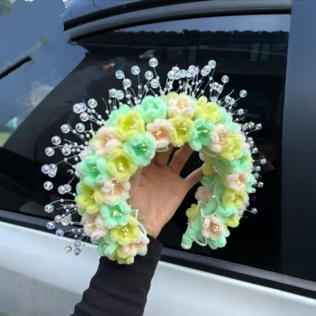 Starlight Box-Rainbow Chenille Stem Hair Hoop