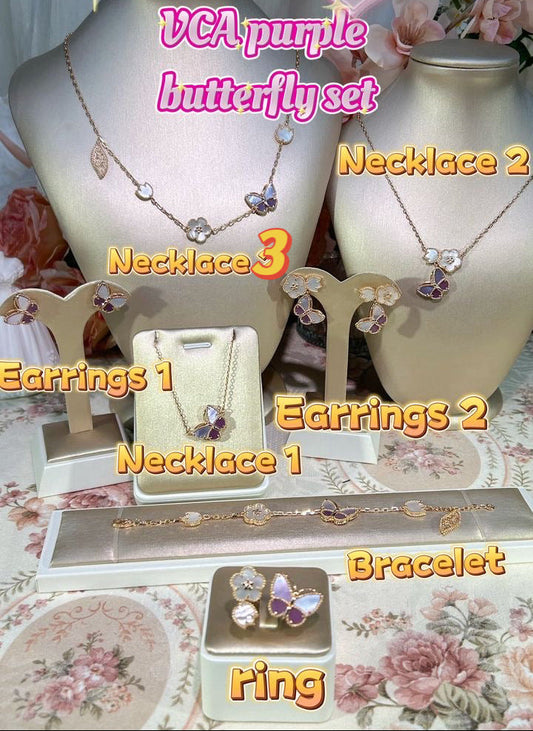 VCA purple butterfly set
