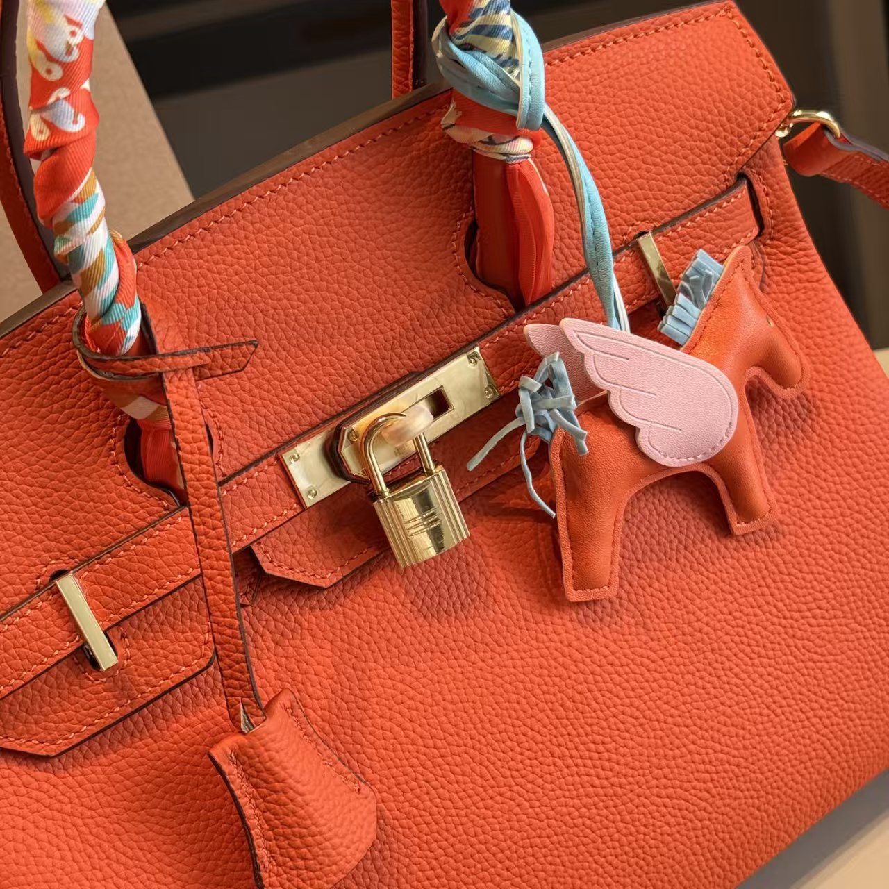 HerHer Birkin bag -orange