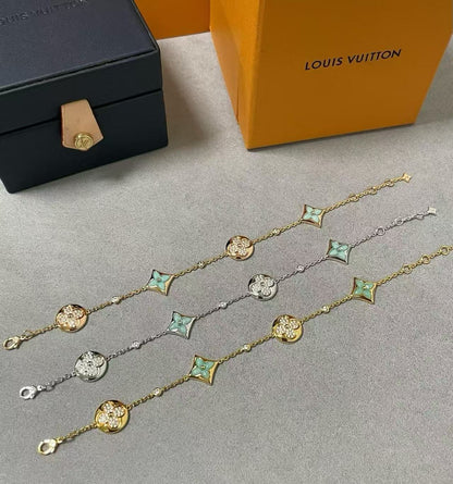 Lulu bb blossom 4 blossom with diamonds bracelet-Top tier