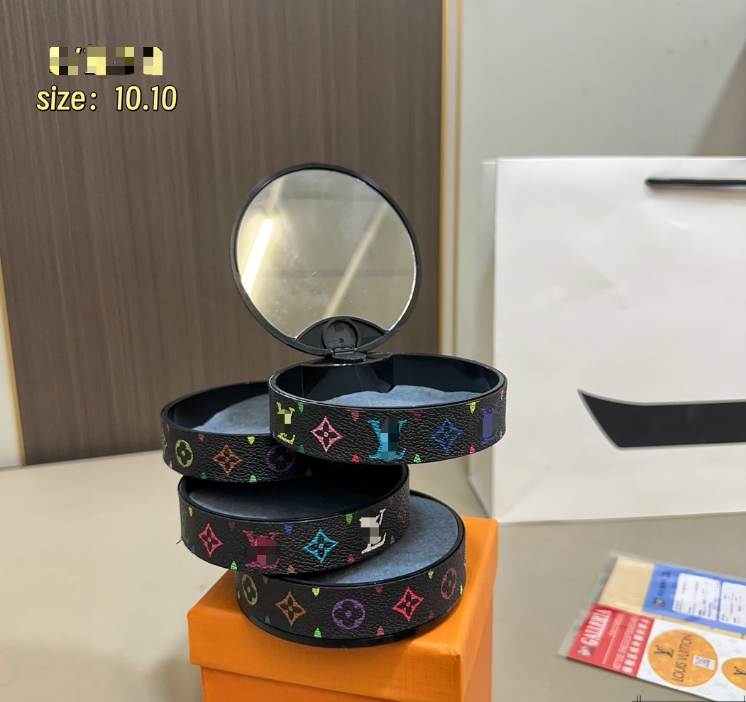 lulu-Rotating jewelry box with mirror