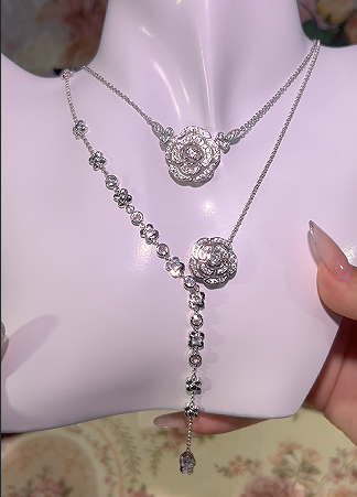 CC necklace Camellia series