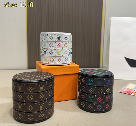 lulu-Rotating jewelry box with mirror